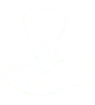 Animated hand holding a tooth